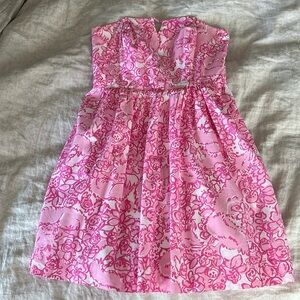 Lilly Pulitzer strapless dress